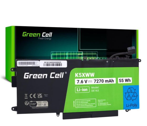 Green Cell K5XWW do Dell Latitude - 1279569 - zdjęcie